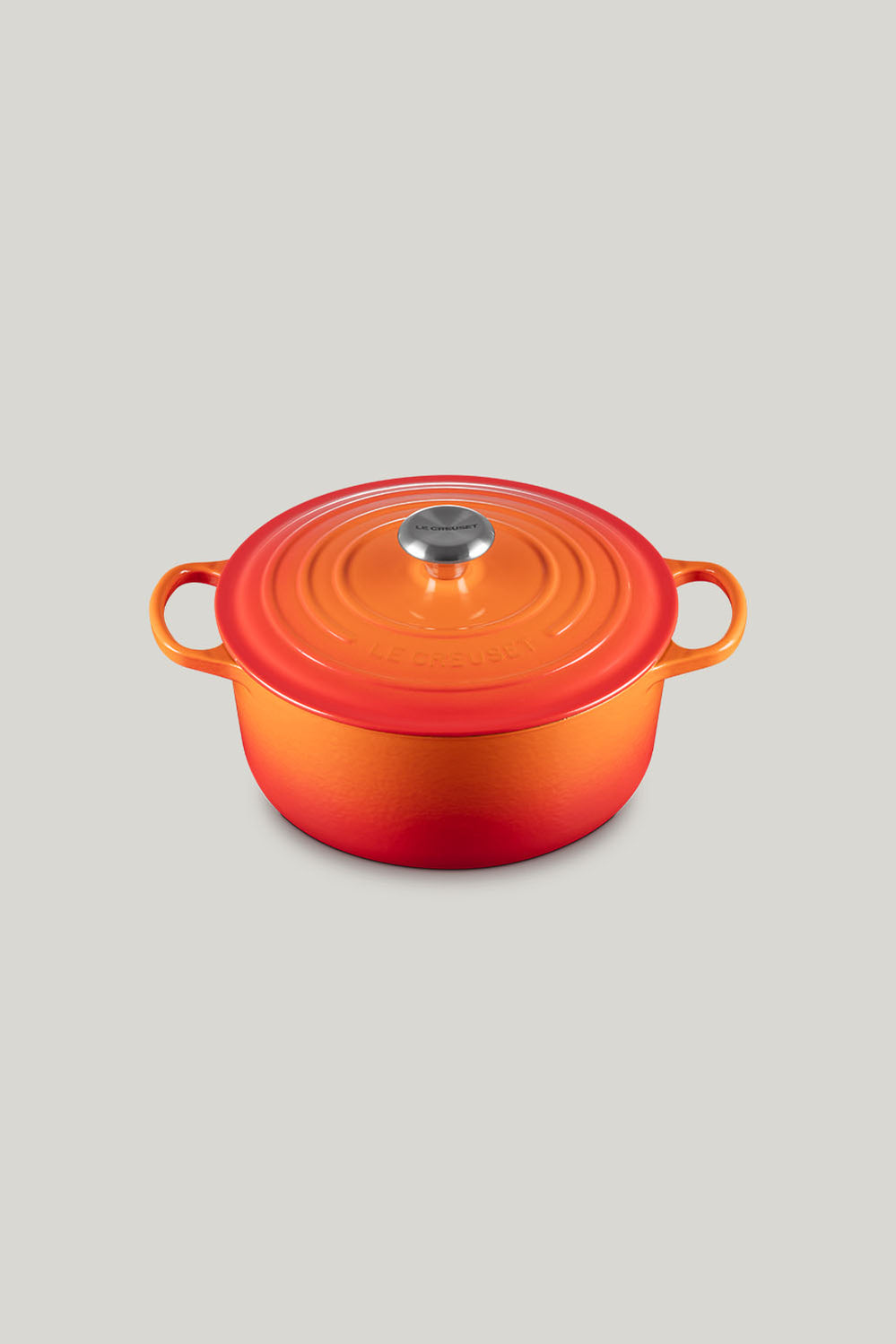 Signature Cast Iron Round Casserole 26cm - Volcanic - image 1