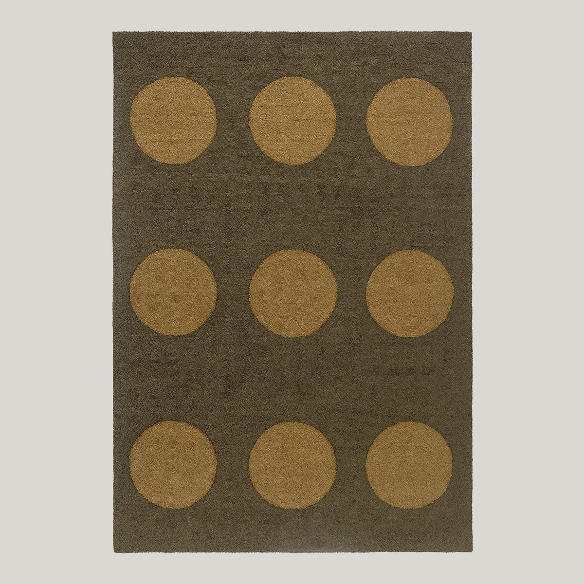 Habitat Festival Dots Olive Green Outdoor Rug 280x200cm - Brown - image 1
