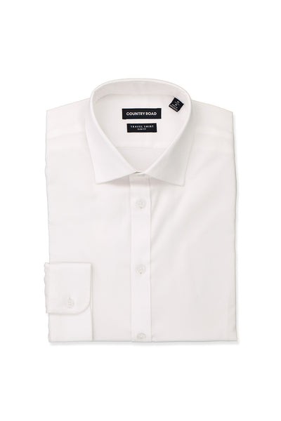 Slim Fit Textured Travel Shirt