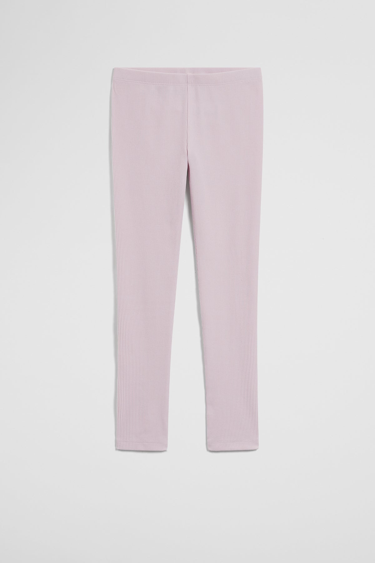 Organically Grown Cotton Blend Solid Rib Legging