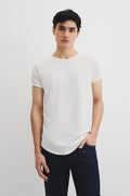Australian Cotton Longline Garment Dye T-Shirt