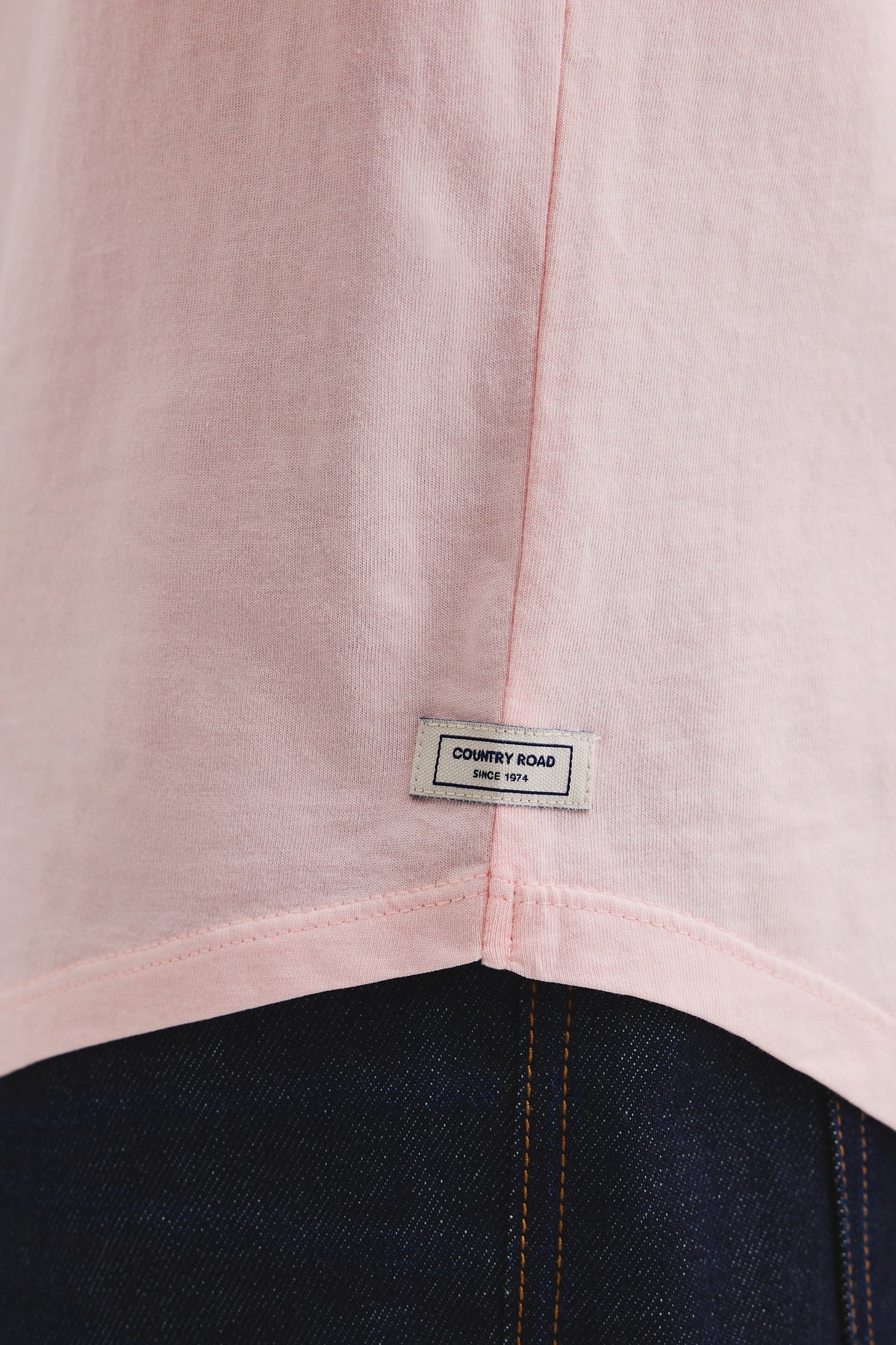 Australian Cotton Longline Garment Dye T-Shirt
