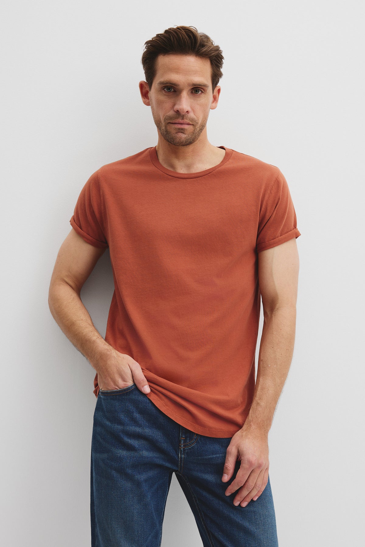 Australian Cotton Longline Garment Dye T-Shirt