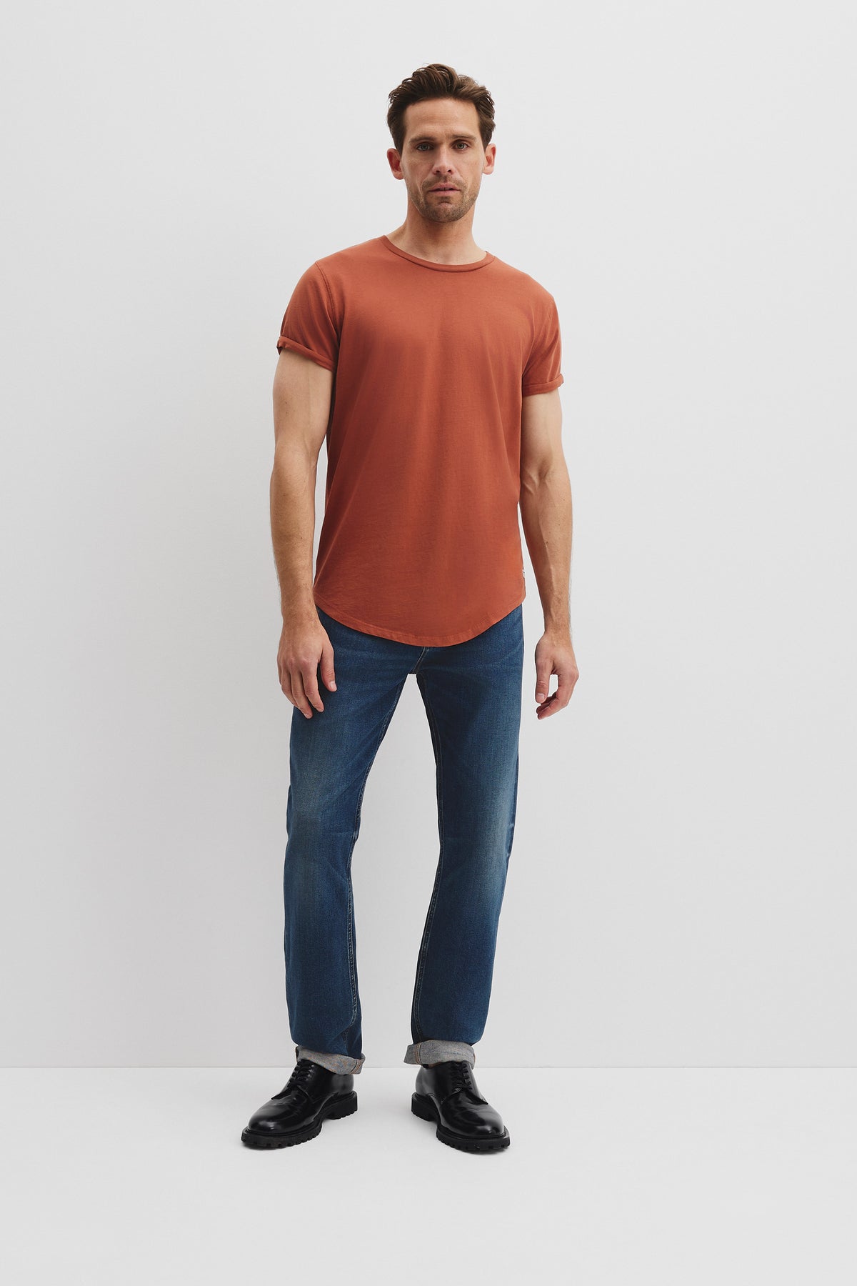 Australian Cotton Longline Garment Dye T-Shirt