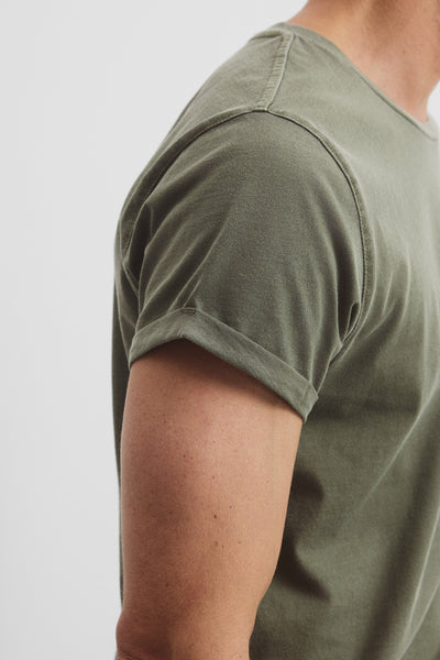 Australian Cotton Longline Garment Dye T-Shirt