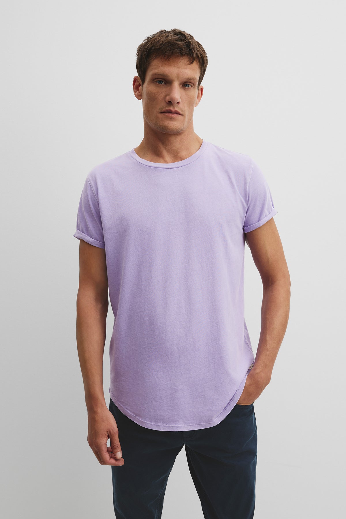 Australian Cotton Longline Garment Dye T-Shirt