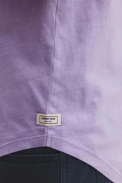 Australian Cotton Longline Garment Dye T-Shirt