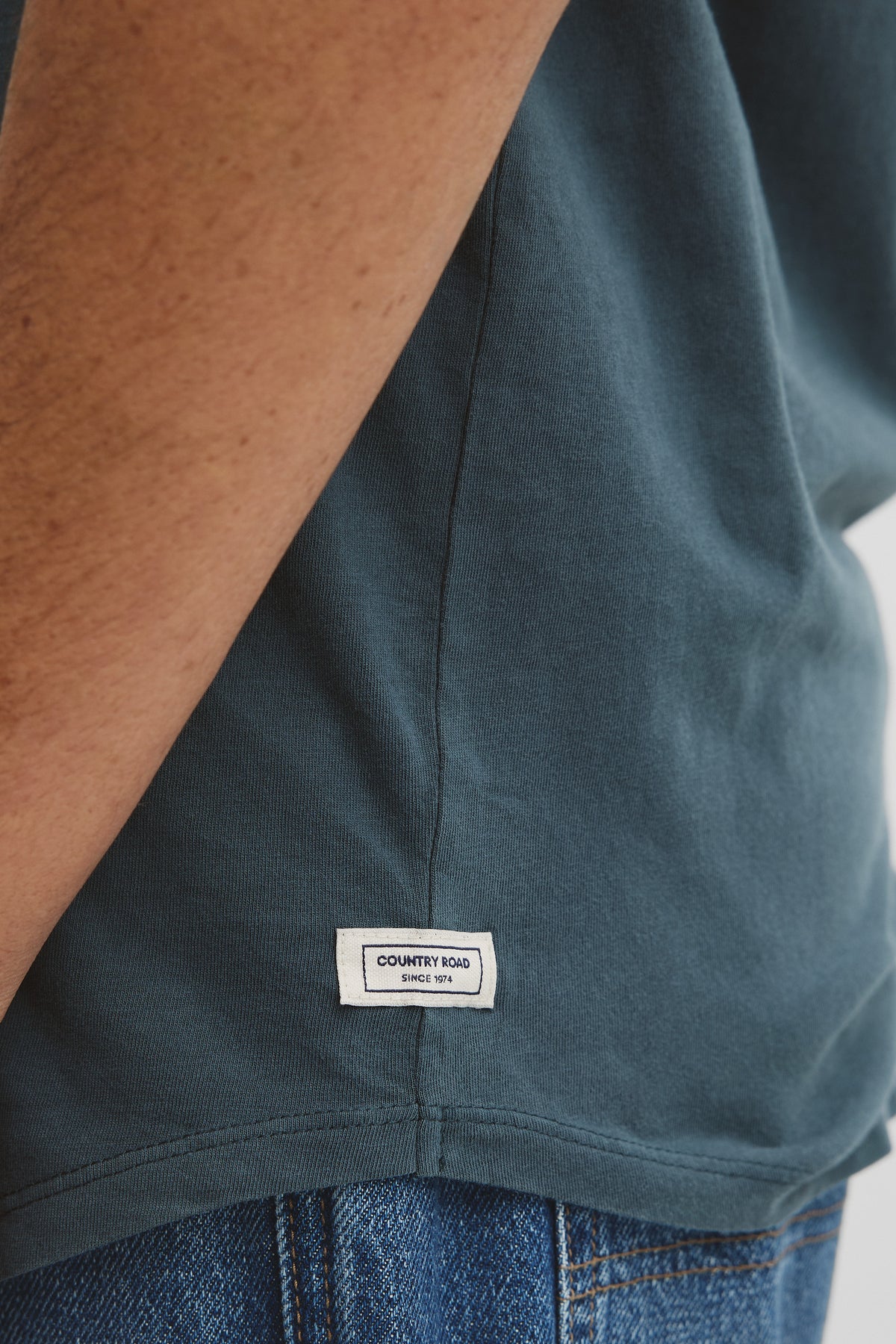 Australian Cotton Longline Garment Dye T-Shirt