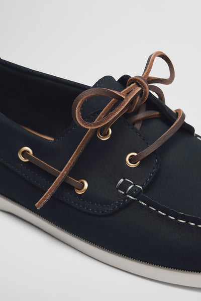 Flynn Nubuck Leather Boat Shoe