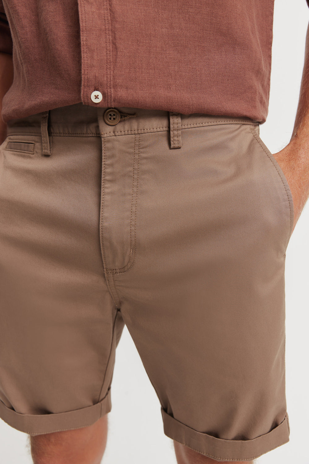 Australian Cotton Stretch Chino Short