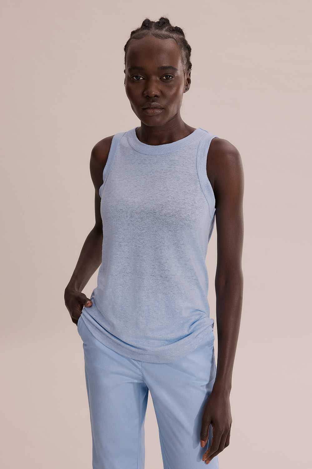 Linen Jersey Tank