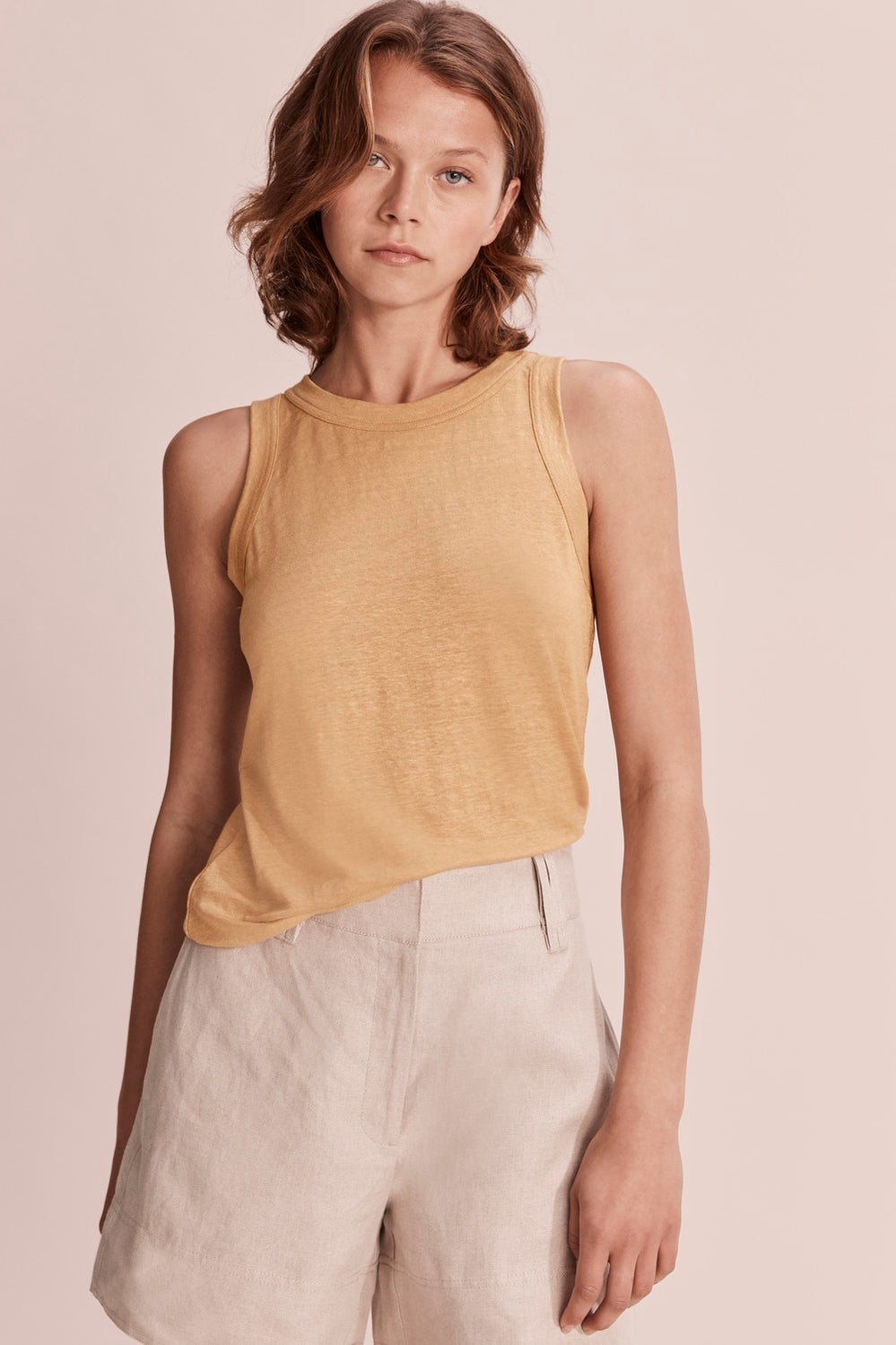Linen Jersey Tank