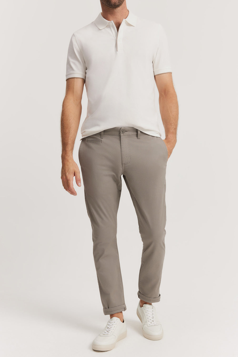 Australian Cotton Slim Fit Stretch Chino