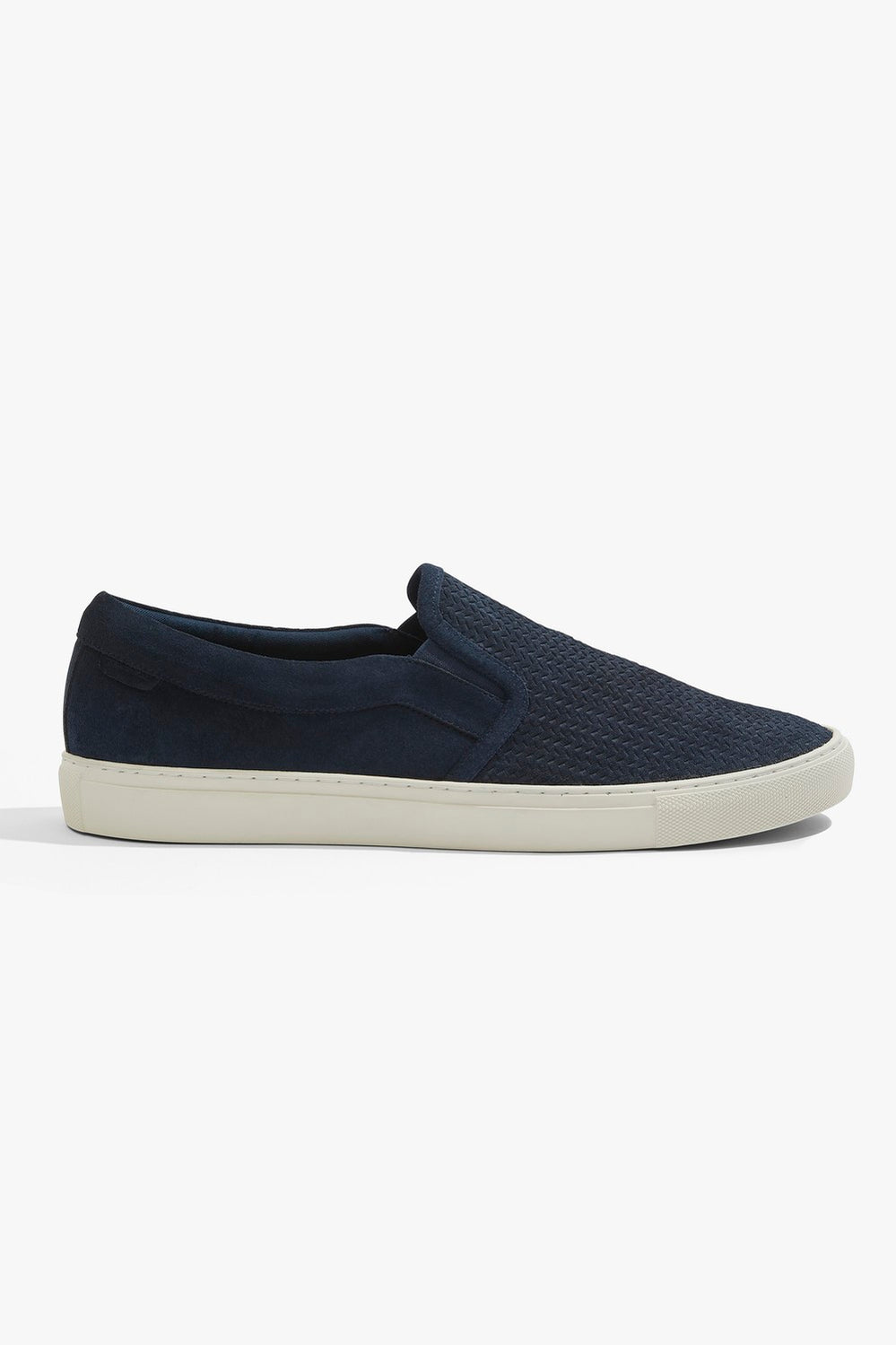 Embossed Suede Slip On
