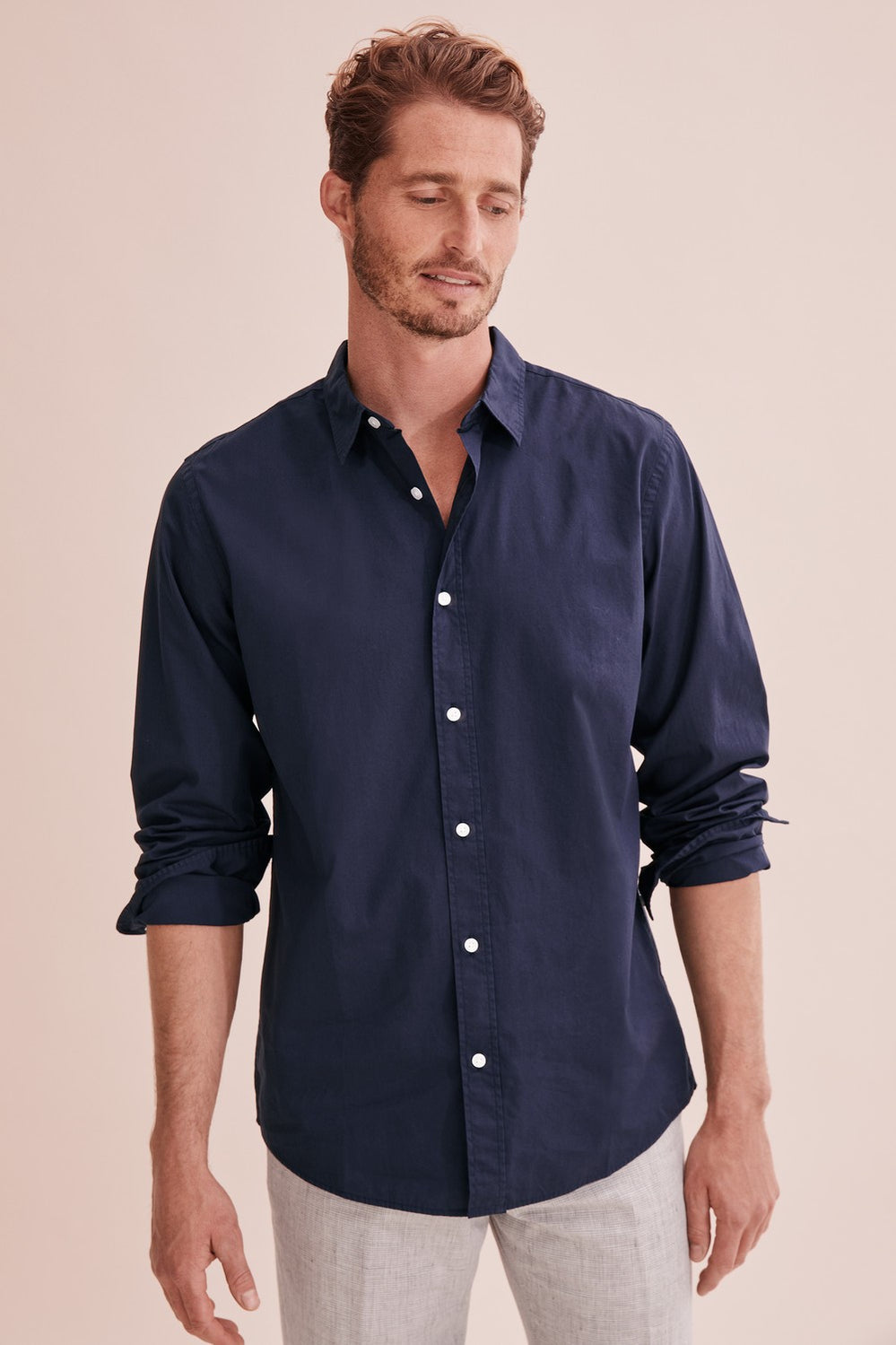Long Sleeve Regular Poplin Shirt