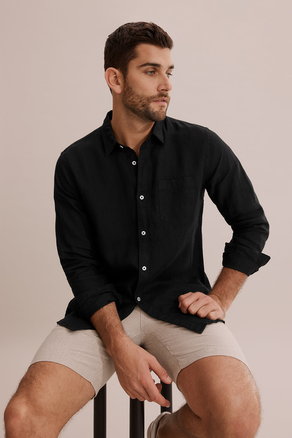 Regular Fit Linen Shirt