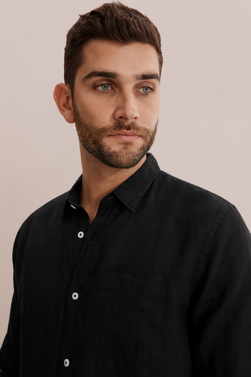Regular Fit Linen Shirt