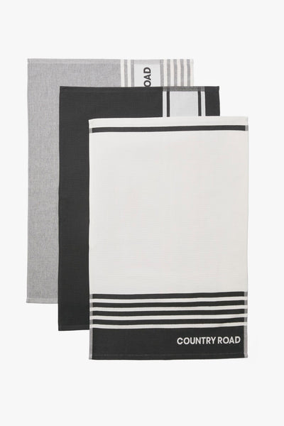 Aeri Australian Cotton Tea Towel Pack Of 3