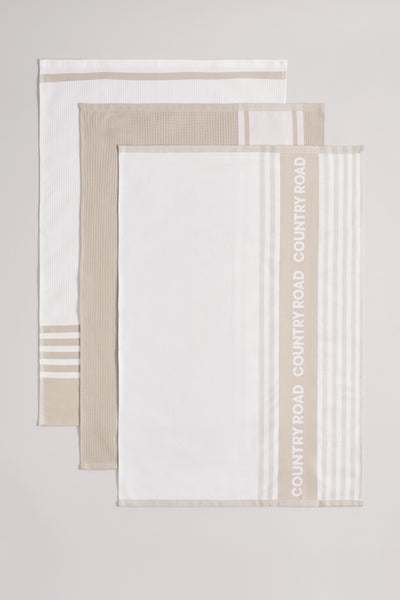 Aeri Australian Cotton Tea Towel Pack Of 3