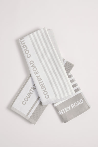 Aeri Australian Cotton Tea Towel Pack Of 3
