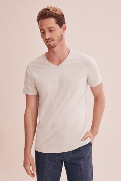 Pima Cotton V-Neck T-Shirt