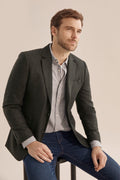 Regular Herringbone Tweed Blazer