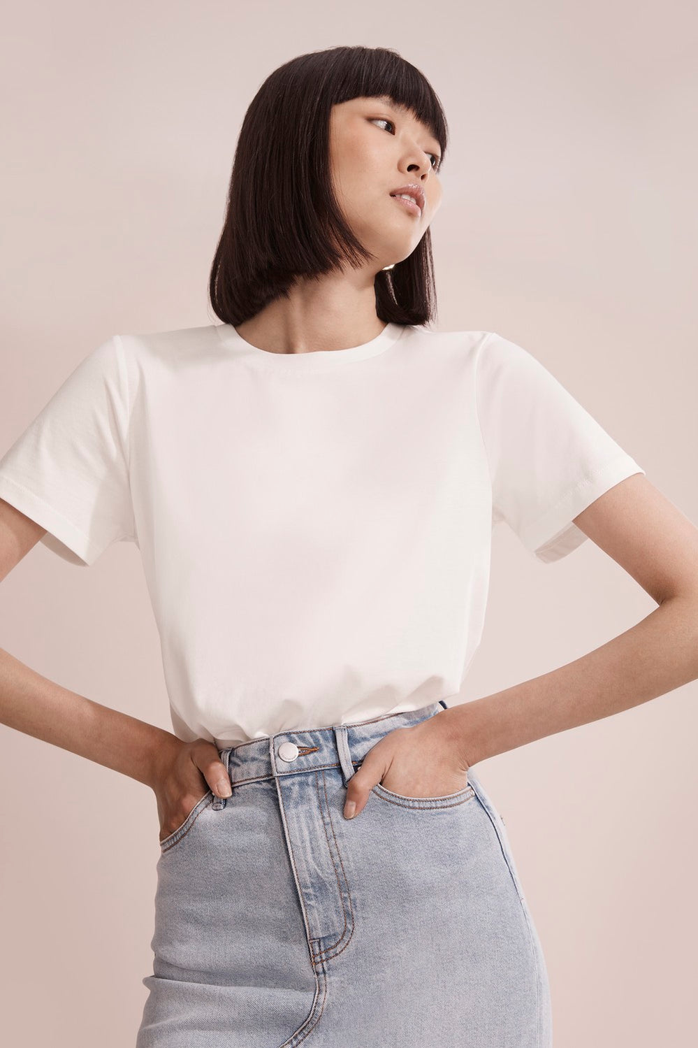 Cotton Basic T-Shirt