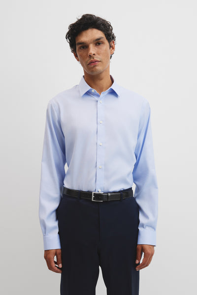 Regular Fit Textured Travel Shirt