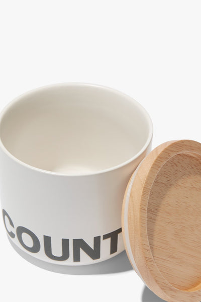 Demm Stoneware Small Canister