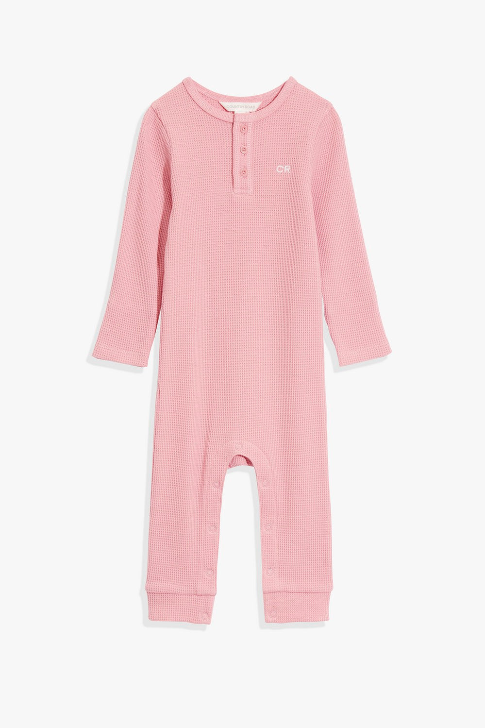 Cotton Unisex Waffle Jumpsuit