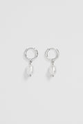 Ava Mini Pearl Hoop Earring