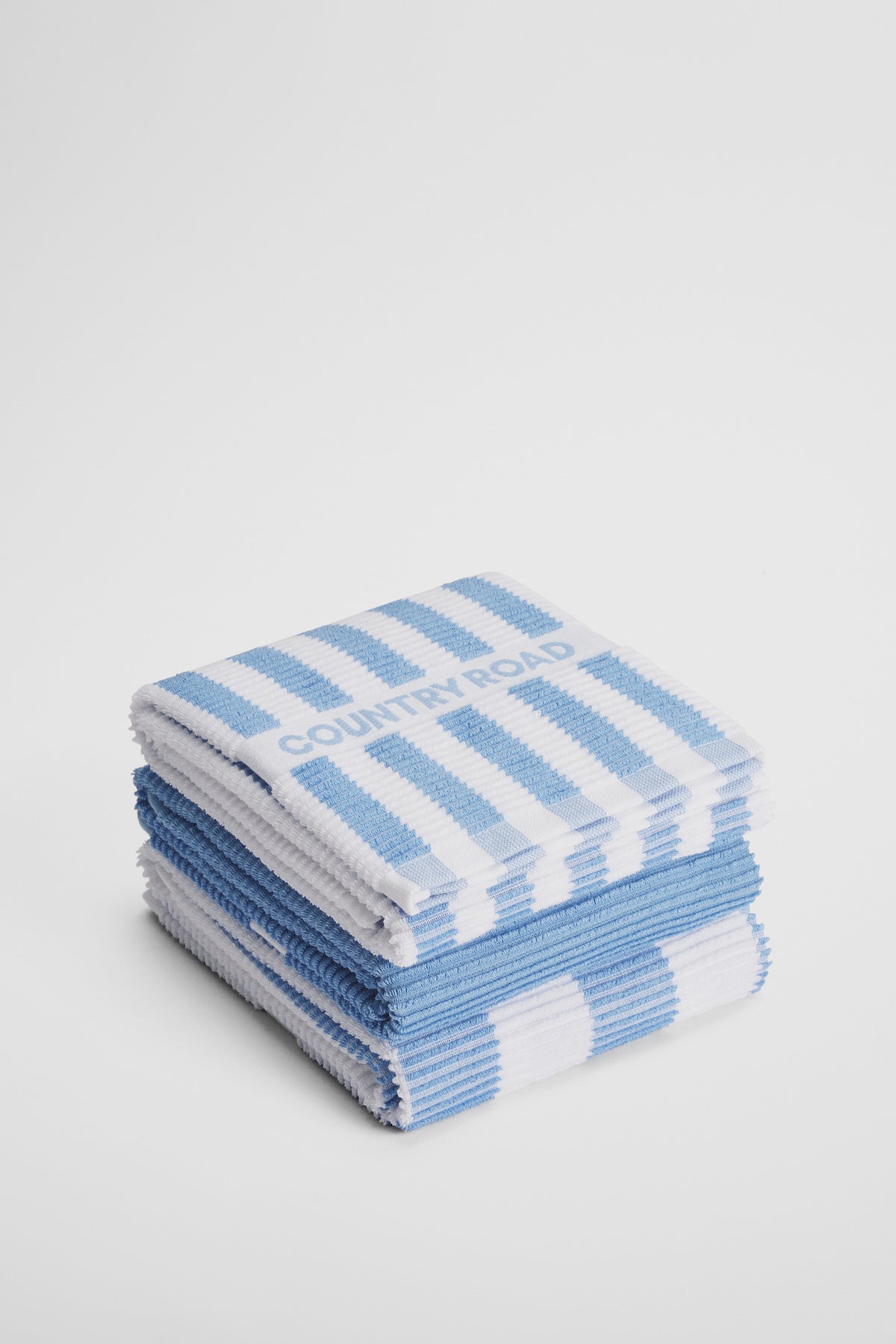 Cr Stripe Australian Cotton Tea Towel Pack Of 3