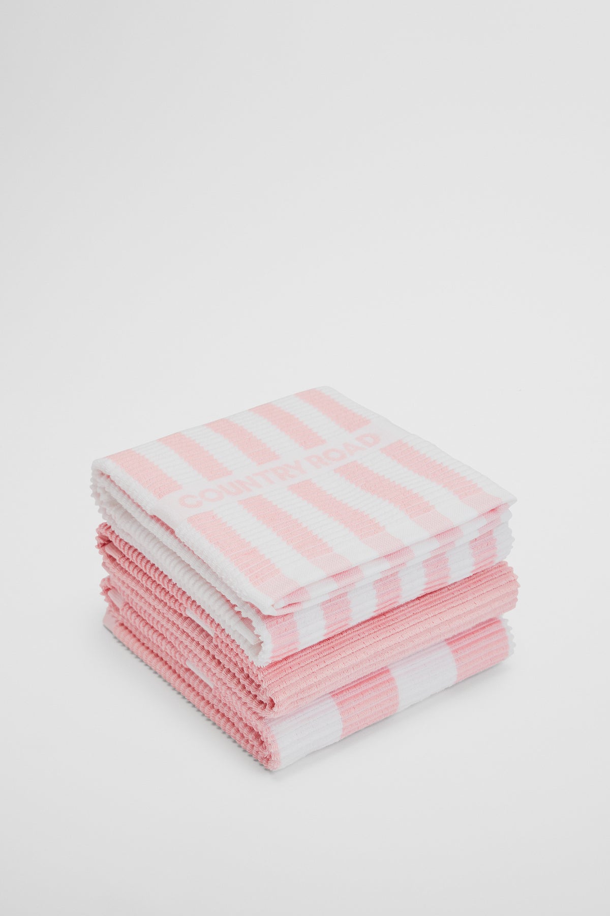 Cr Stripe Australian Cotton Tea Towel Pack Of 3