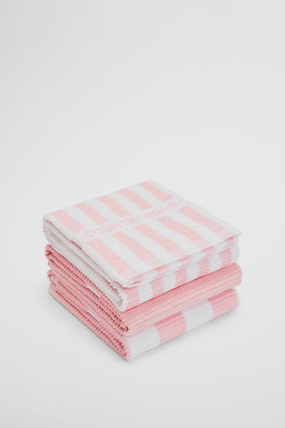 Cr Stripe Australian Cotton Tea Towel Pack Of 3