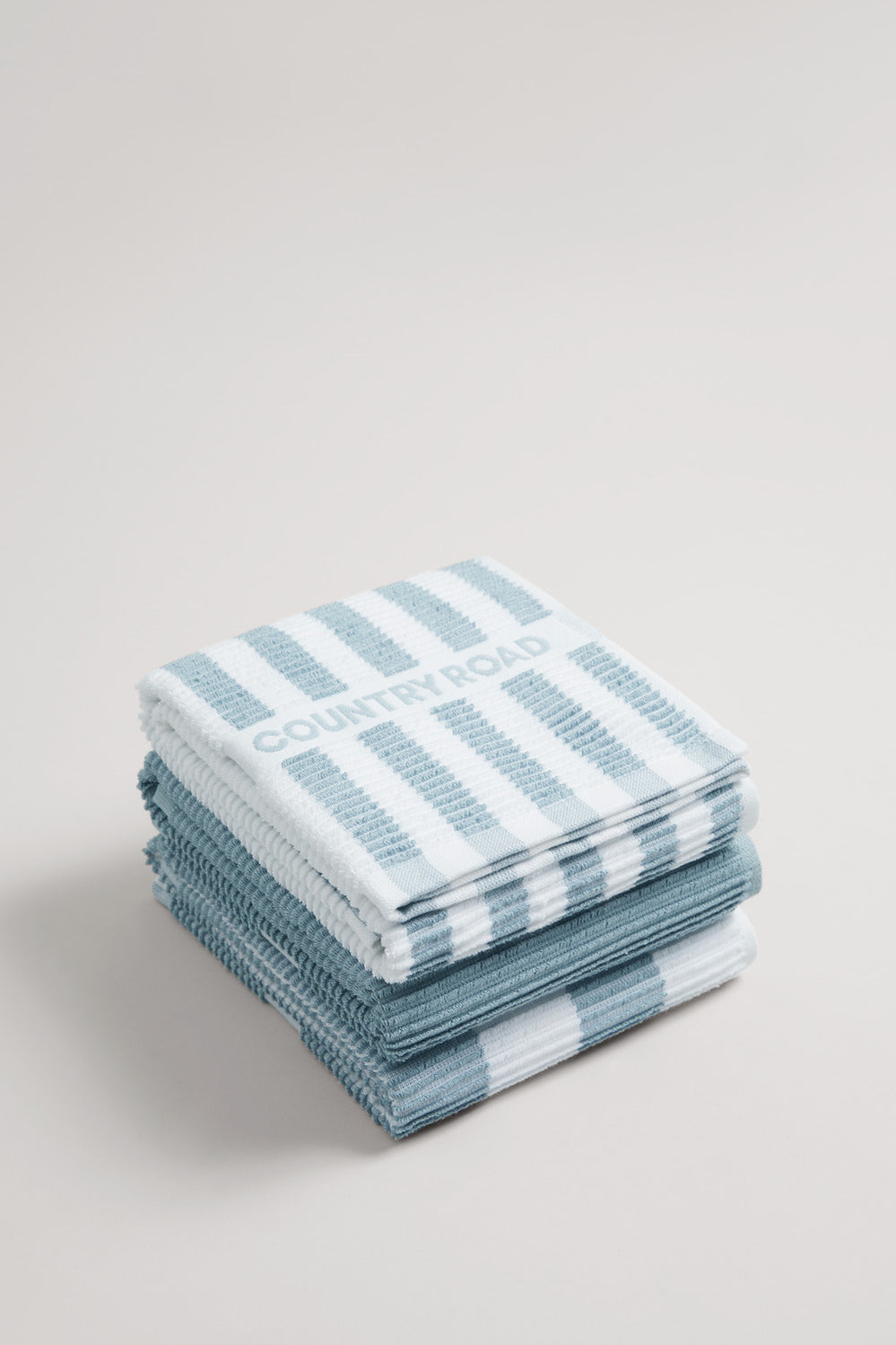 Cr Stripe Australian Cotton Tea Towel Pack Of 3