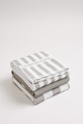 Cr Stripe Australian Cotton Tea Towel Pack Of 3