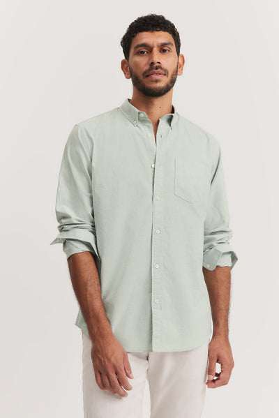Regular Fit Washed Oxford Shirt