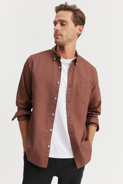 Regular Fit Washed Oxford Shirt