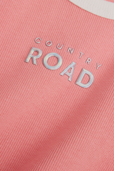 Cotton Logo Halter Tank