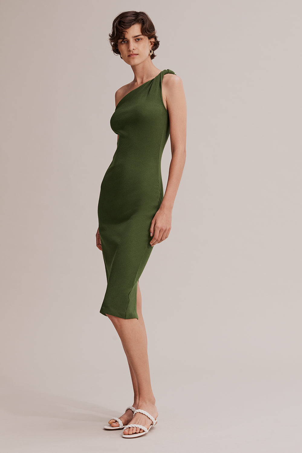 Twist One Shoulder Dress