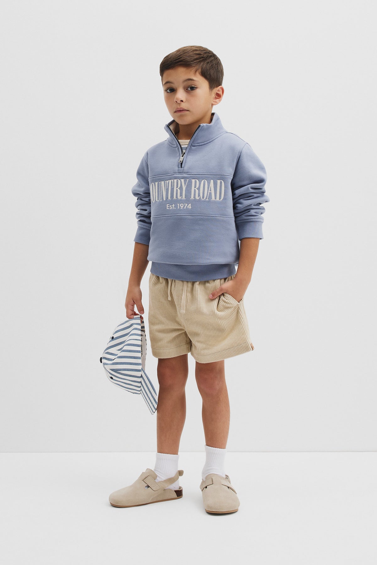 Australian Cotton Heritage Half Zip Sweat