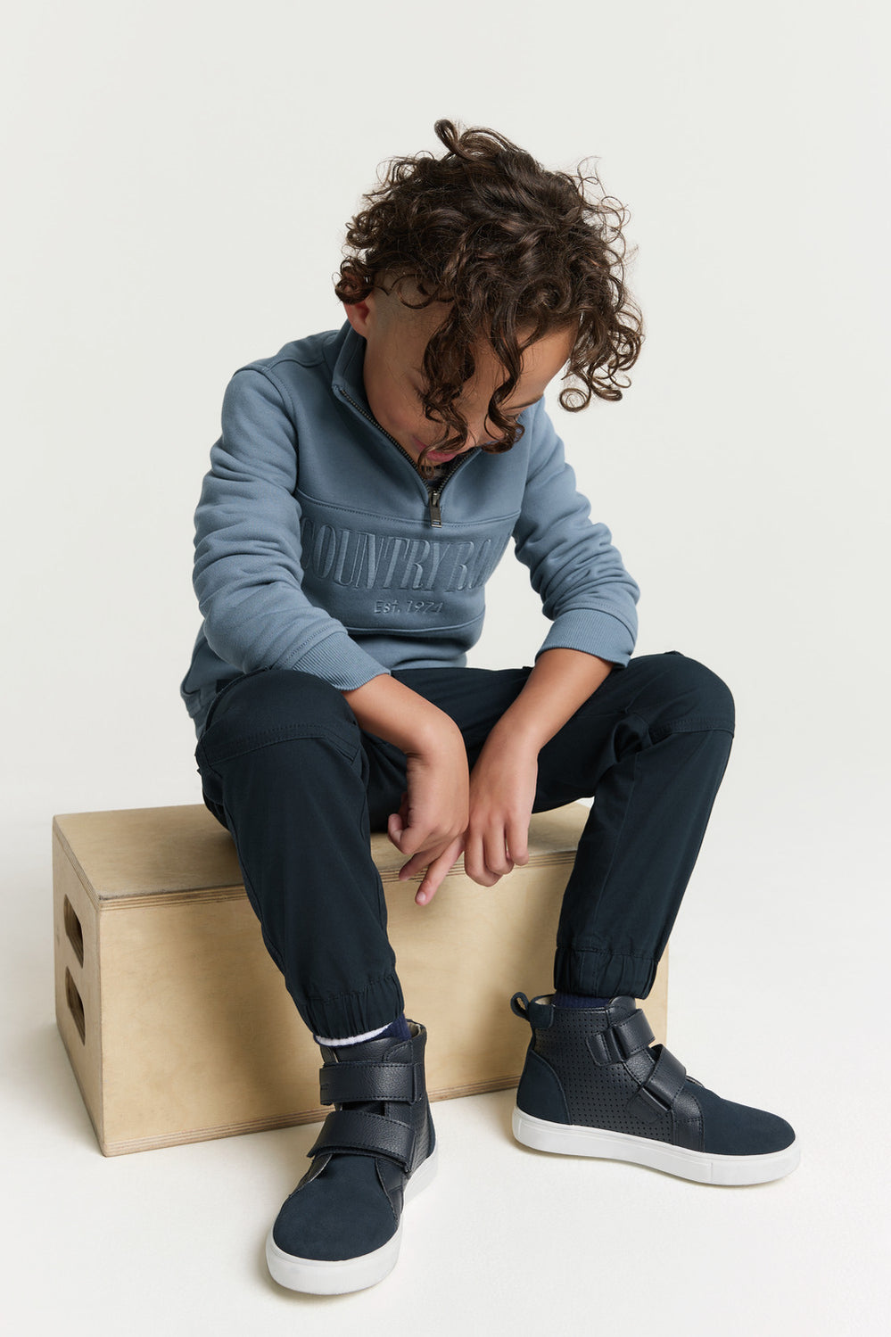 Australian Cotton Heritage Half Zip Sweat