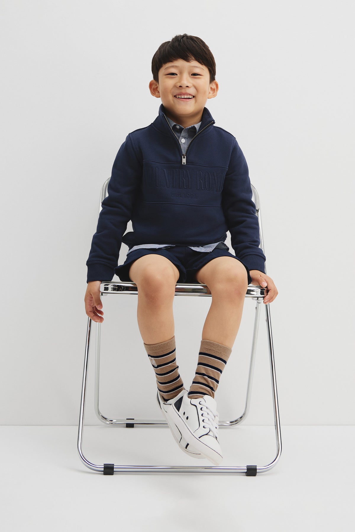 Australian Cotton Heritage Half Zip Sweat