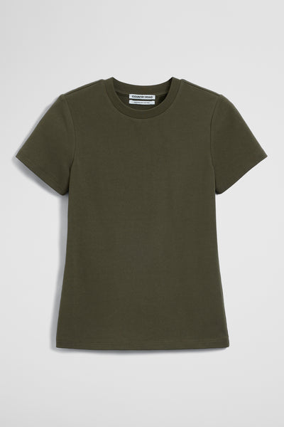 Australian Cotton Blend Fitted T-Shirt