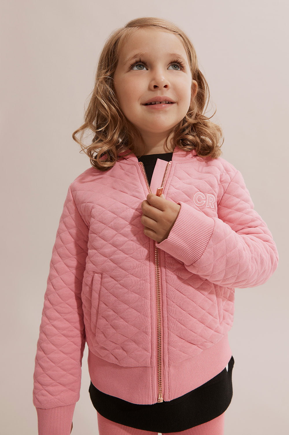 Cotton Quilted Hooded Sweat