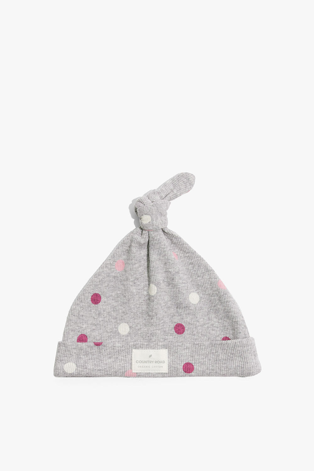 Cotton Spot Rib Beanie