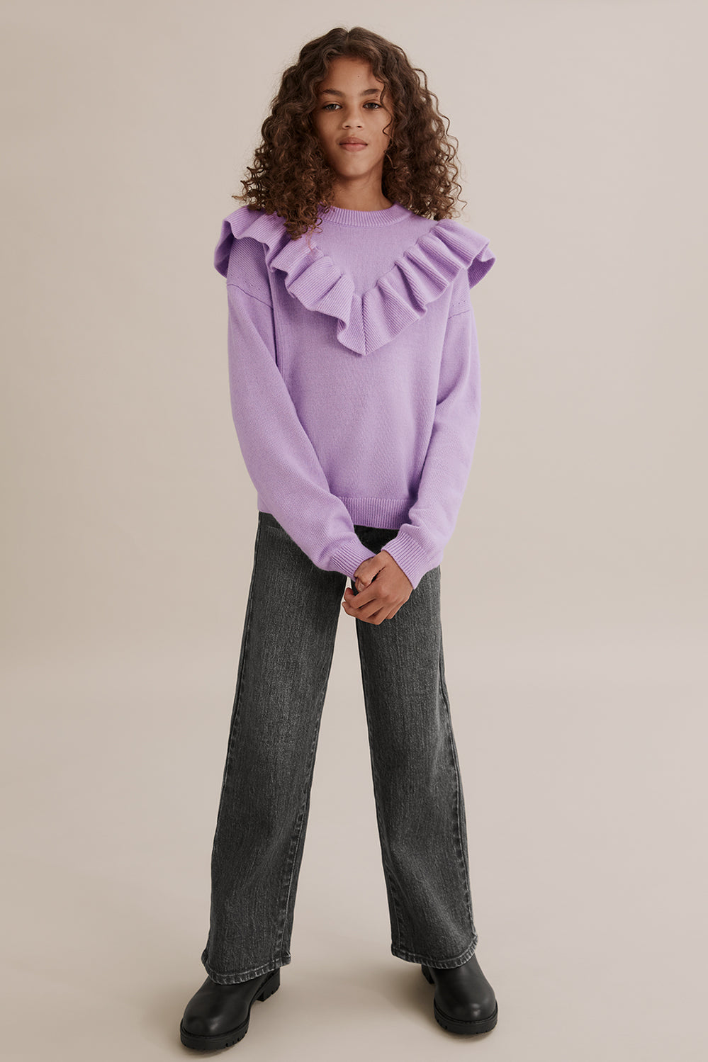Frill Soft Knit
