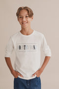 Teen Cotton Long Sleeve Heritage T-Shirt