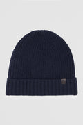 Cotton Blend Rib Beanie