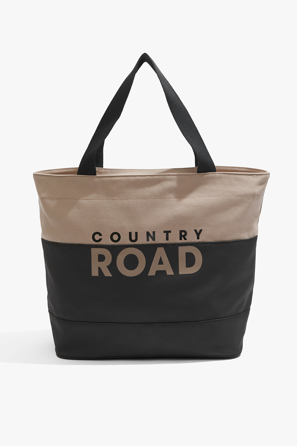 Split Stripe Shopper